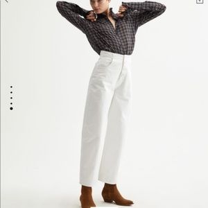 NILI LOTAN White Toledo Jean size 6